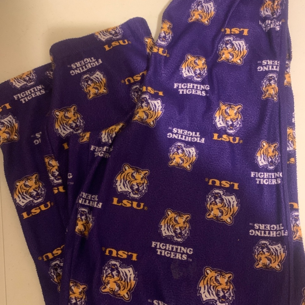 NCAA Kids LSU PJ bottoms. XL 14/16